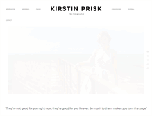 Tablet Screenshot of kirstinprisk.co.uk